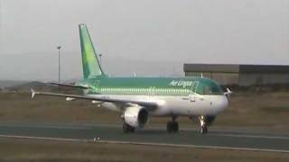 Aer Lingus landing at Knock Airport With ATC [upl. by Ainola]