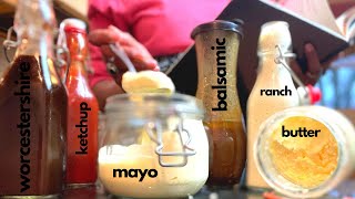 How to Make 7 HOMEMADE CONDIMENTS that are BETTER than Store Bought [upl. by Libove]