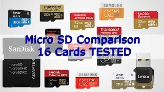 The Ultimate Micro SD Card Comparison [upl. by Ainesej]