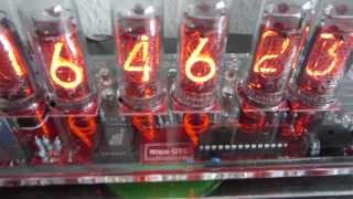 Nixie QTC Clock Kit with IN14 Tubes from pvelectronicscouk [upl. by Atteroc780]