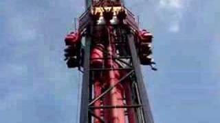 Double Shot Ride at Rye Playland in Westchester County NY [upl. by Naillimixam]