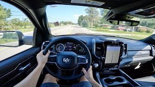 2024 RAM 1500 Laramie Crew Cab 4X4  POV Walkaround and Test Drive ASMR [upl. by Danas188]