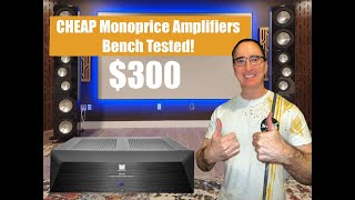 Budget Monoprice Amplifiers Bench Test Results [upl. by Vinson747]