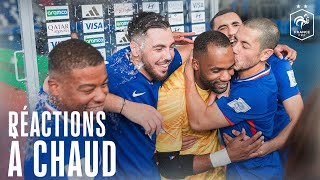 Les réactions après la qualification en 12 finales de Coupe du Monde [upl. by Lebatsirhc]