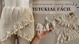 Cómo colocar detalles en los bordes de una falda crochet ☀️ Tutorial paso a paso [upl. by Aneloc]