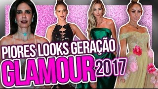 OS PIORES LOOKS DO PRÊMIO GERAÇÃO GLAMOUR 2017  Diva Depressão [upl. by Halilak528]