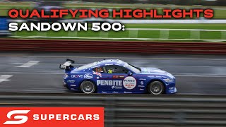 Qualifying Highlights  Penrite Oil Sandown 500  2024 Repco Supercars Championship [upl. by Ellenrahc]