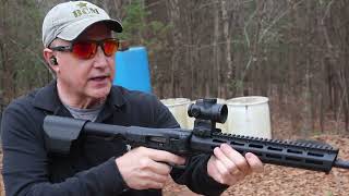 RIFLE REVIEW SmithampWesson MampP FPC 9mm Folding Carbine [upl. by Jedlicka]