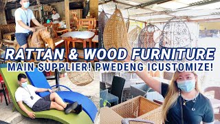 MAS MURA DITO Legit Rattan amp Wood Furniture  Dining Set Sala Set Swing amp MORE Narra Mahogany [upl. by Eilsil]