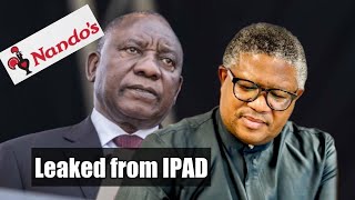 Ramaphosas iPad FOUND in Mbalulas jacket  Leaked clips from the iPad  Nandos involved [upl. by Amsa]