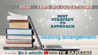 PO Mains Exact Exam question in Seating arrangement TN Bankers  AK [upl. by Sykes]