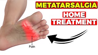 BEST Metatarsalgia Exercises Massage amp StretchesHOME Treatment [upl. by Zeuqram555]