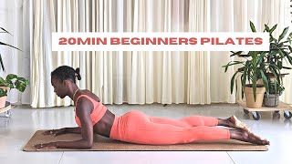 20MIN BEGINNERS PILATES WORKOUT [upl. by Clarie]