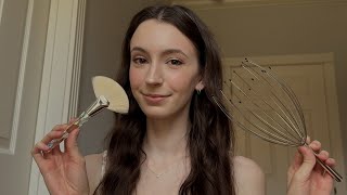 ASMR personal attention to help you sleep💕  touching your face  scalp massage  no talking [upl. by Ramled693]