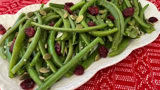 ENSALADA DE EJOTES  Green bean salad [upl. by Tare]