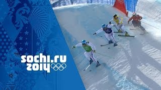 France Dominate The Mens Ski Cross Medals  Sochi 2014 Winter Olympics [upl. by Eiffe179]