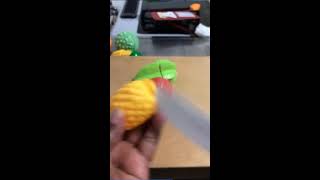 Cutting crunchy fruits [upl. by Kellyn]