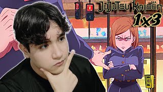 ¿LA WAIFU DEL SHOW 🫣  REACCIÓN POR PRIMERA VEZ A JUJUTSU KAISEN 1x3 [upl. by Jim326]