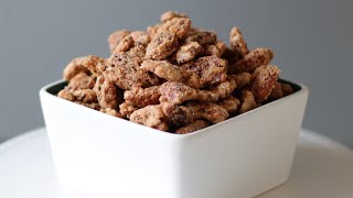 How to Make Candied Pecans  Easy Candied Pecans Recipe [upl. by Aseram]