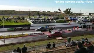 Version 6 STI vs EVO X  Quarter Mile Drag [upl. by Sisco884]