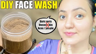 DIY Face Wash 💕To Remove Dark Spots Acne Pimples Marks Naturally  Get Glowing Flawless Skin [upl. by Lyrad]