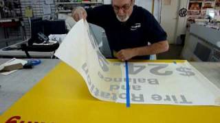 The Hinge method of installing Vinyl Graphics [upl. by Osrit]