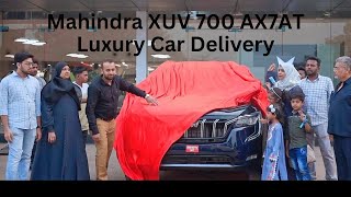 Taking Delivery of My New Mahindra XUV700 AX7 AT  Luxury Car Delivery 2024 xuv700 mahindraxuv700 [upl. by Jecho]