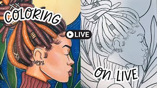 Artist with Aphantasia  Coloring with Coco Live [upl. by Dloniger]