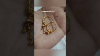 2 gram earrings youtubeshort shortfood shortstrendingshortviral [upl. by Ayotaj874]