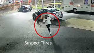 SEE IT Video shows shootout during attempted armed robbery at Takoma Park 7Eleven [upl. by Dunlavy670]