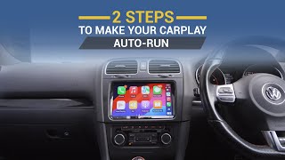 Unleash the Power of Apple Carplay 2 Steps to make it Autorun carplay headunit [upl. by Nugesulo]