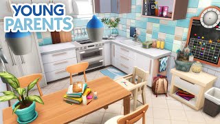 Young Family Apartment  The Sims 4 Speed Build Apartment Renovation [upl. by Euphemie]