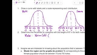 Normal Distribution Sample problem NormalCdf [upl. by Favrot]