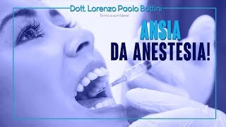 SOS DENTISTA ANSIA DA ANESTESIA [upl. by Allisan189]