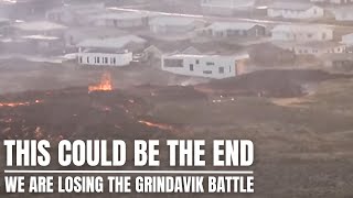 Grindavik HIt With Lava  Irreparable Damage and Sadness  Terrible Scenario [upl. by Arakawa991]