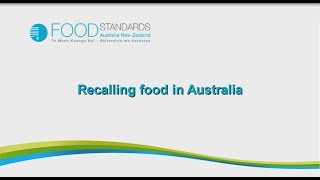 Recalling food in Australia [upl. by Noam985]