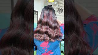 Red hair color 🏮haircolor hairstyle photography makeup haircut reels trend indore [upl. by Feetal]