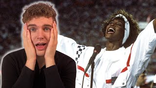 Star Spangled Banner  Whitney Houston  Vocal Coach Reacts [upl. by Flip]