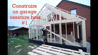 comment construire une Ossature bois 1 [upl. by Miles803]