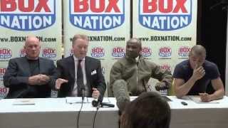 CHRIS EUBANK JR v BILLY JOE SAUNDERS via SKYPE  FULL amp UNCUT PRESS CONFERENCE  BAD BLOOD [upl. by Annawaj]