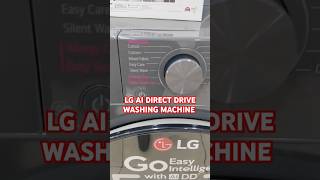 Lg Ai Direct Drive Washing Machine How To Operate reels shorts lgrefrigerators homeappliances [upl. by Trix413]