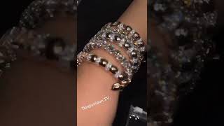 CardiB gets new Diamond Bracelets from Eliantte with her daughters names on it 👀🥶 tampavisiontv [upl. by Ardnohs]