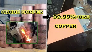 How To Get 9999 Pure CopperCopper Electrolytic Refining EquipmentSuny Group [upl. by Eustasius908]