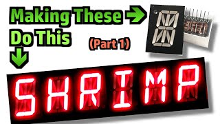 Making an Electronic Message Display Board Part 1  Theory amp Prototype [upl. by Adnyl]