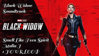 Malia J  Smell Like Teen Spirit 1 HOUR LOOP Black Widow Soundtrack [upl. by Dlared378]