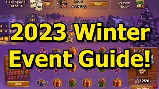 Forge of Empires 2023 Winter Event Guide How to get all these Crazy Buildings [upl. by Avot]