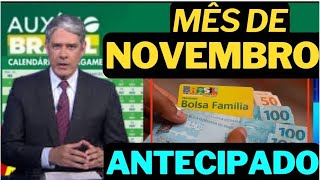 Novo CALENDÁRIO ANTECIPADO do AUXÍLIO BRASIL DE NOVEMBRO COM NOVOS ADICIONAIS VEJA AGORA [upl. by Orestes]