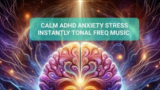 CALM ADHD ANXIETY STRESS INSTANTLY TONAL FREQ MUSIC mindsetMusic528 Meditation amp Healing Music [upl. by Ari898]