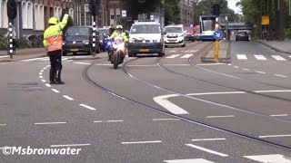 KinderBeestFeest 2022 colonne hulpverleningsvoertuigen rijdt Met loeiende sirenes richting Artis [upl. by Magee806]