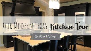 Kitchen Tour 2018  Modern Texas  Kitchen Organization [upl. by Einafets]